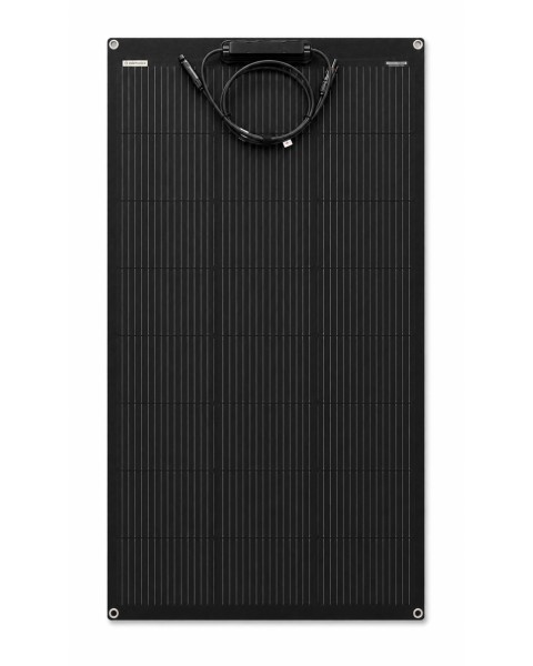 Solarmodul 100 Watt Mono 18V flexibel All-Black Solarpanel Solarzelle 940x590x3
