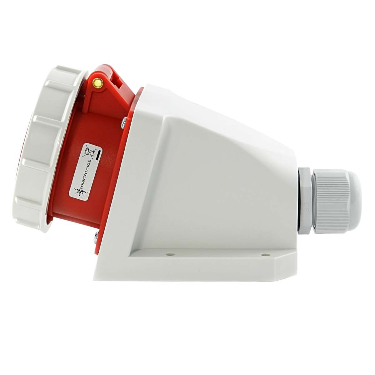 CEE Starkstrom Wandsteckdose 16A 400V IP67 – Outdoor-tauglich Mit Klappdeckel