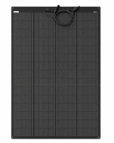 Solarmodul 200 Watt Mono 18V flexibel All-Black Solarpanel Solarzelle 1365x770x3